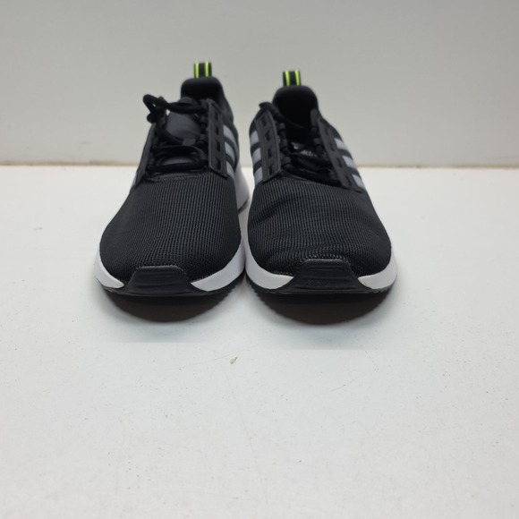 Adidas Racer TR21 Men's Running Shoes Black White with Yellow Accent Size 11 - Picture 4 of 13